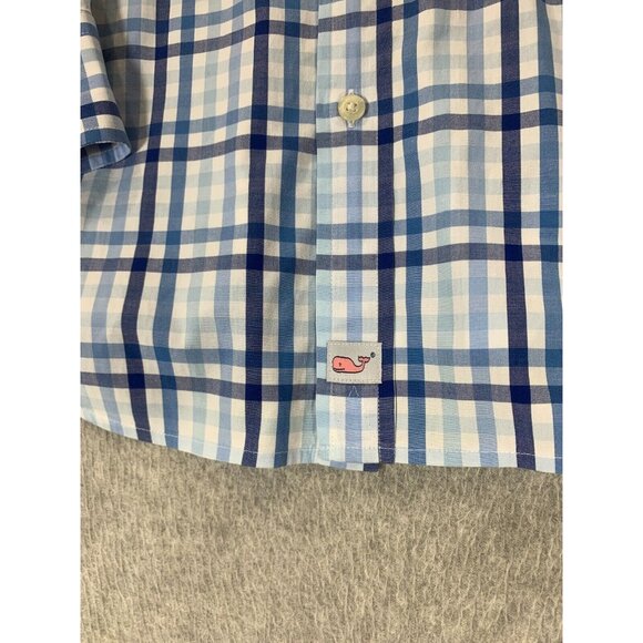 Vineyard Vines Classic Fit Plaid Long Sleeve Button Down Shirt (Men's Large) - Picture 2 of 12